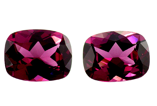 Grenat rhodolite 5x4mm