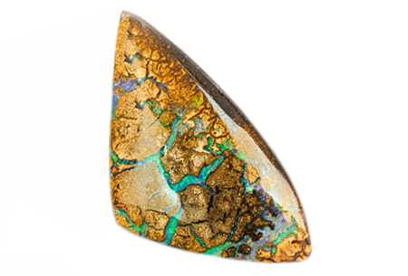 #opale-boulder #opal #Australia #cabochon #gemme #collection #jewelry #joaillerie