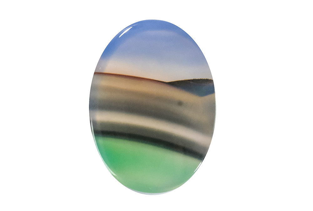 Agate paysage 18x24mm