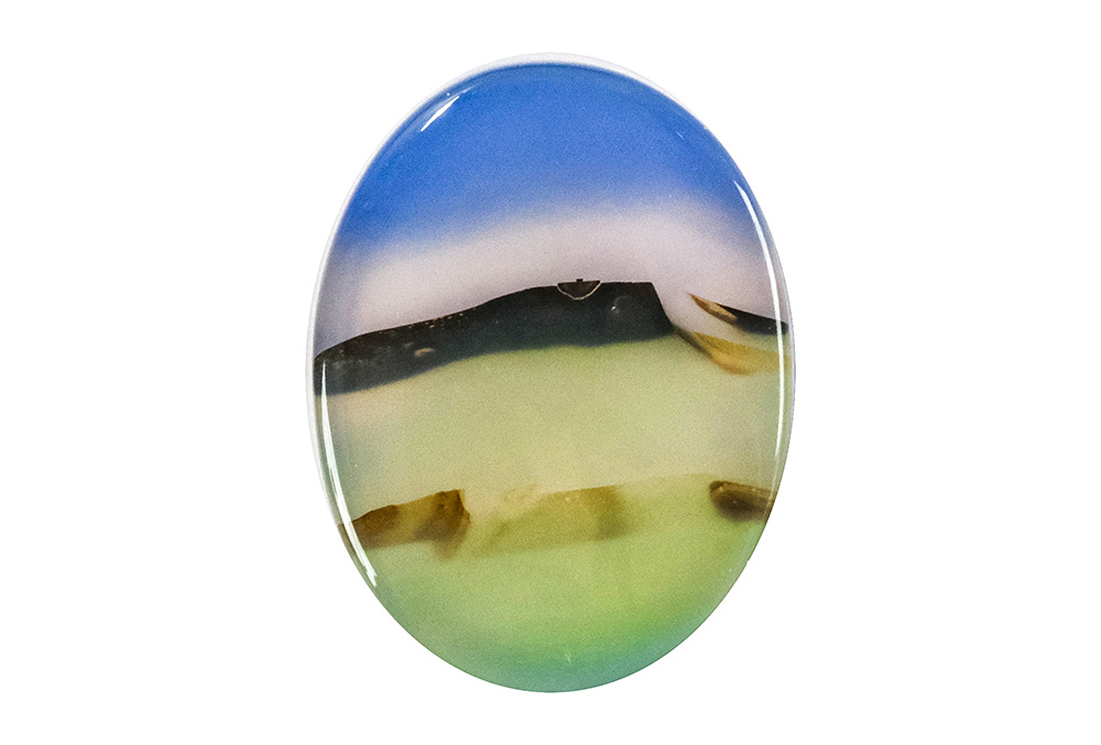 Agate paysage 18x24mm