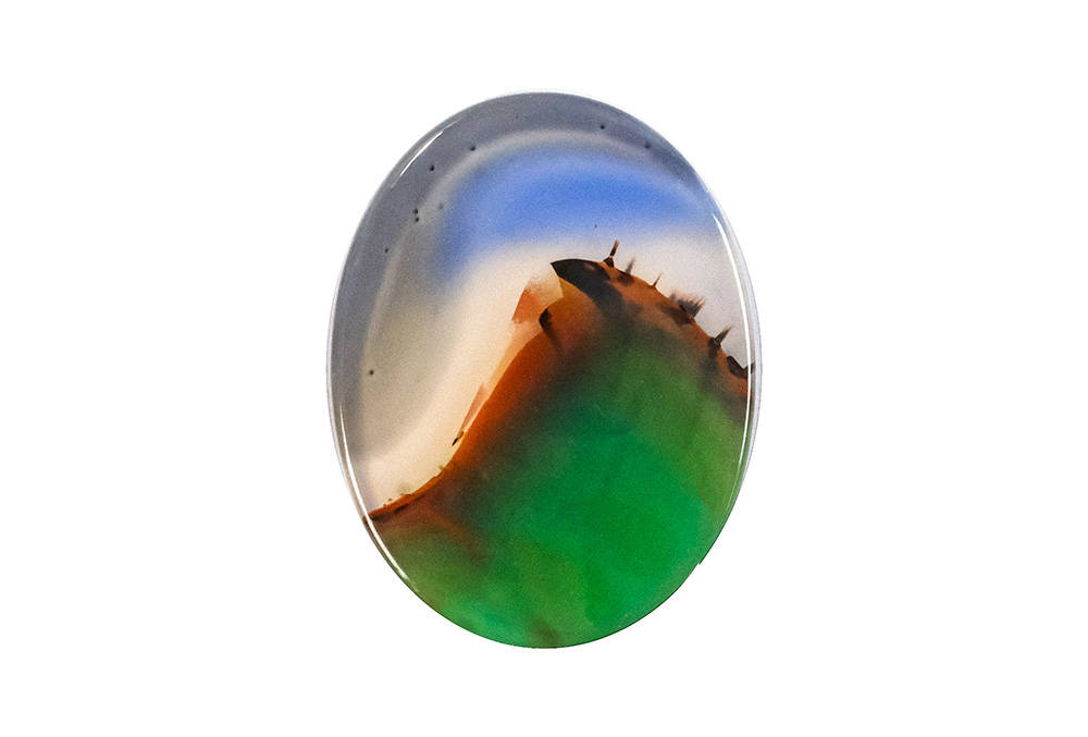 Agate paysage 18x24mm