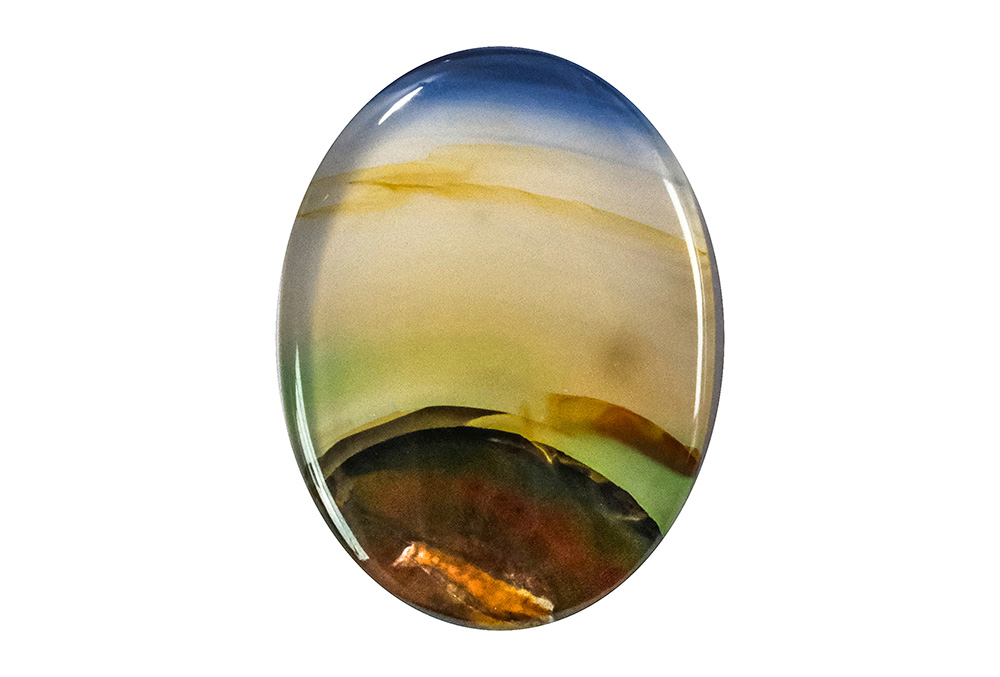 Agate paysage 18x24mm