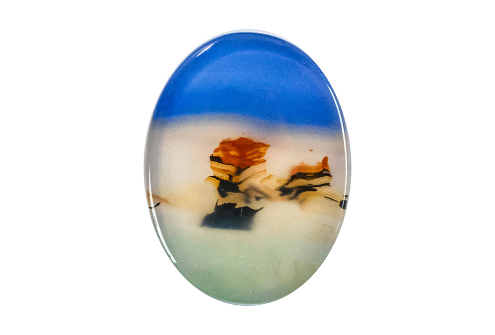 Agate paysage 18x24mm