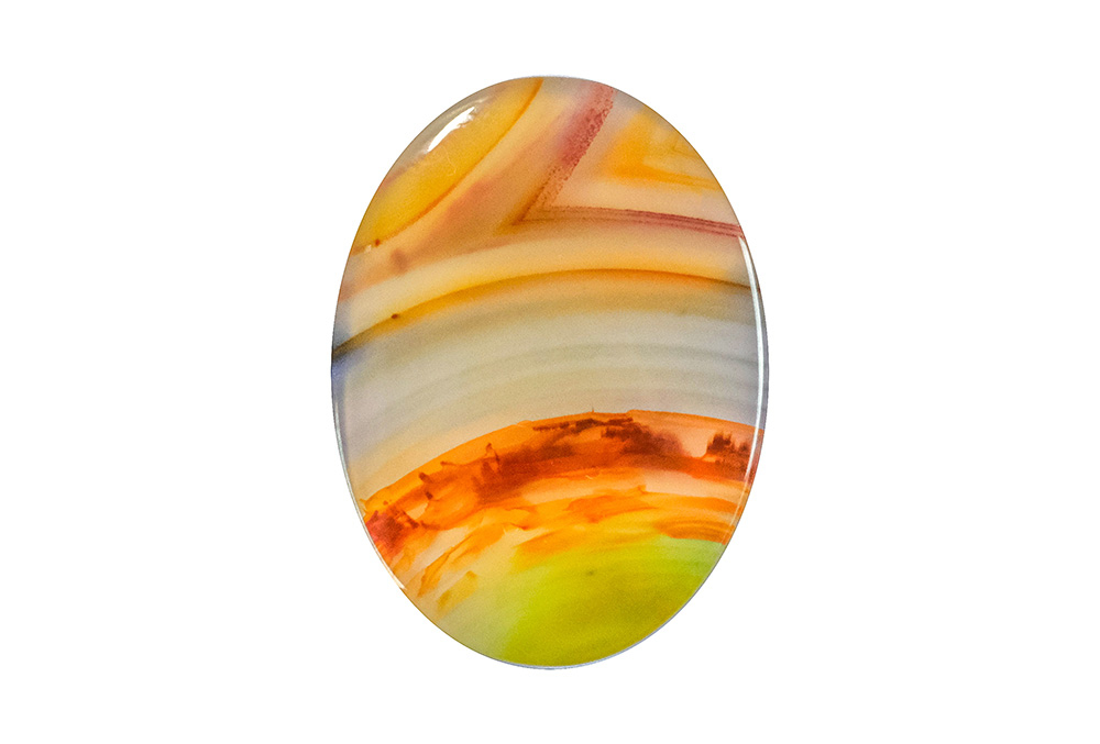 Agate paysage 18x24mm