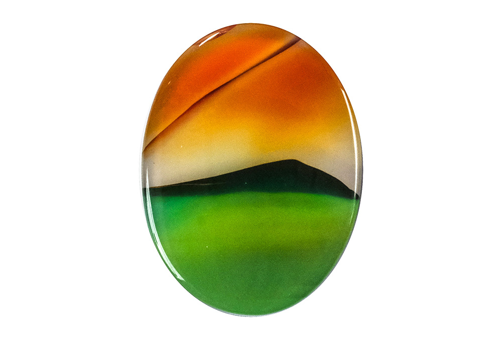 Agate paysage 18x24mm