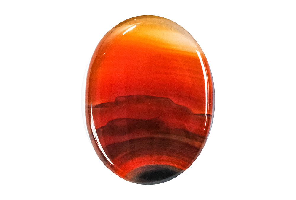 Agate paysage 18x24mm