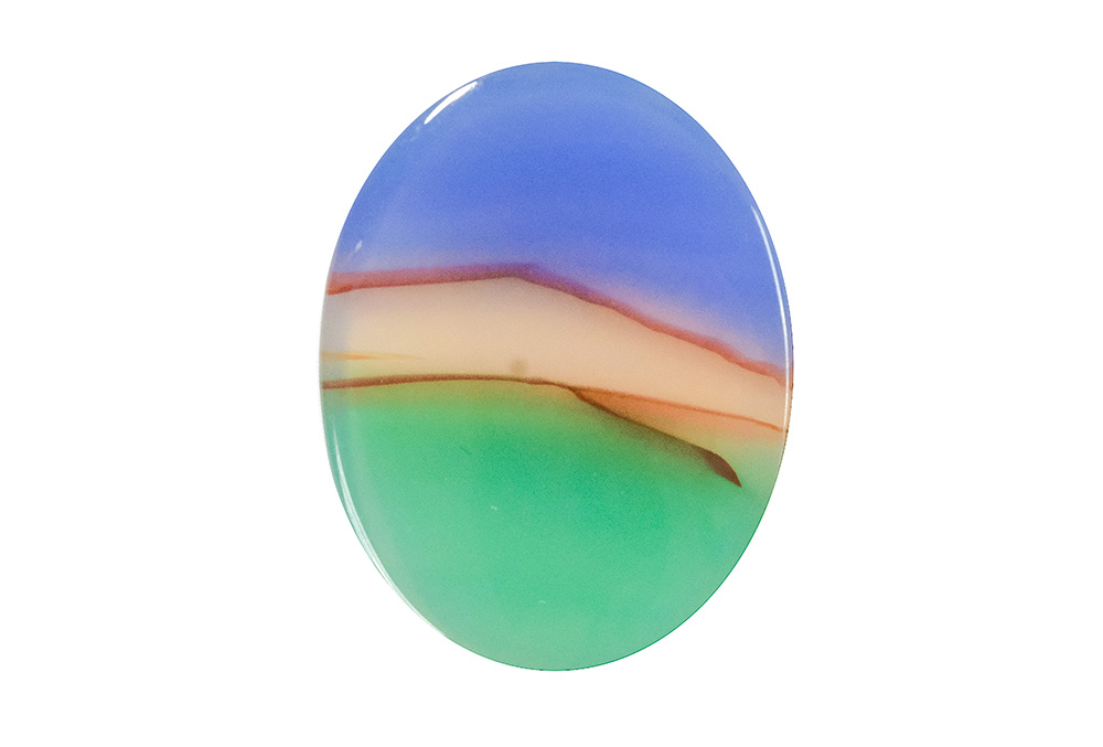 Agate paysage 18x24mm