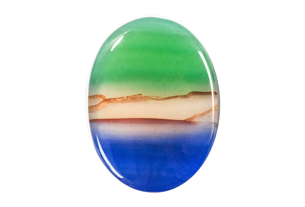 Agate paysage 18x24mm