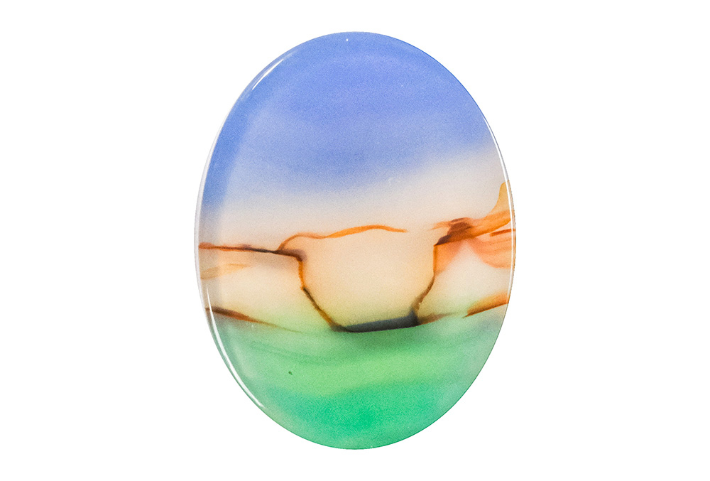 Agate paysage 18x24mm