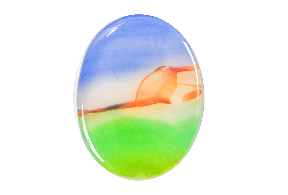 Agate paysage 18x24mm