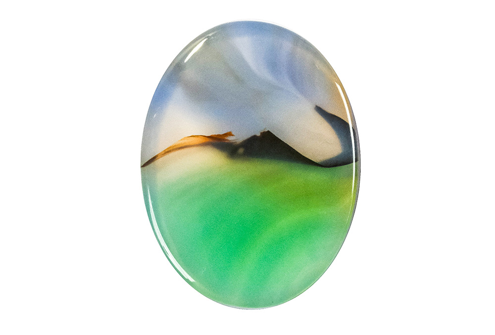 Agate paysage 18x24mm