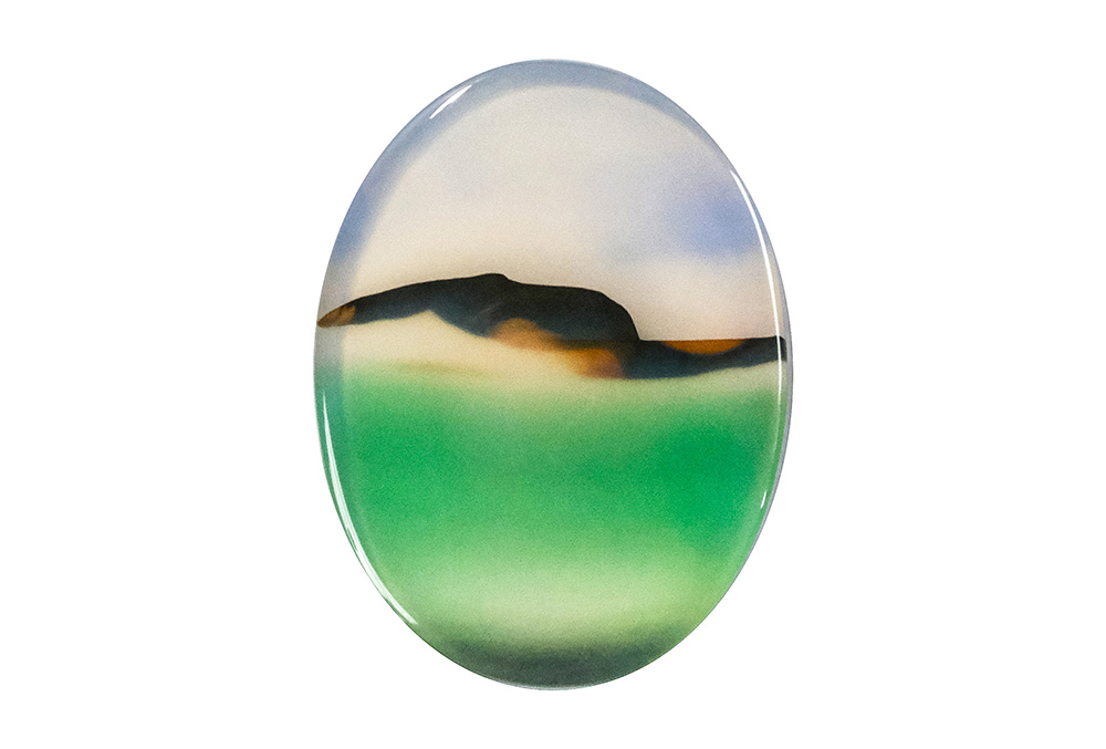 Agate paysage 18x24mm