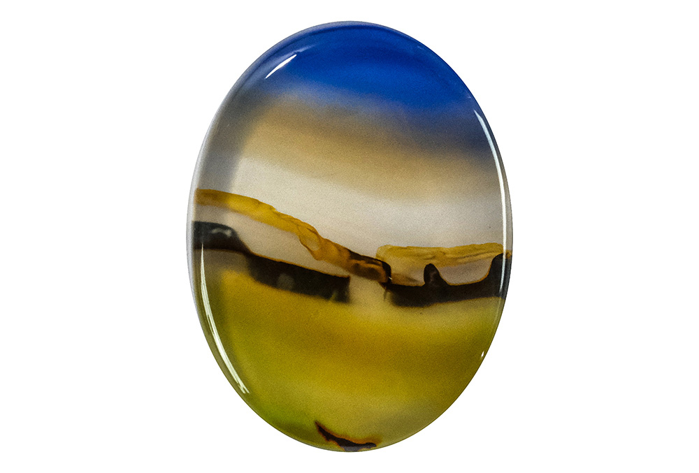 Agate paysage 18x24mm