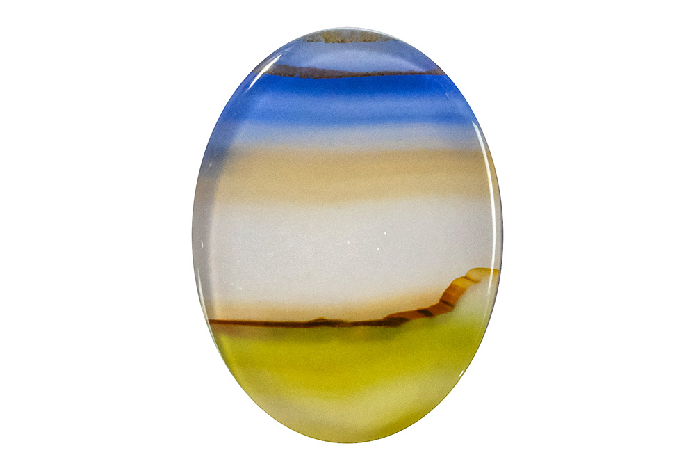 Agate paysage 18x24mm