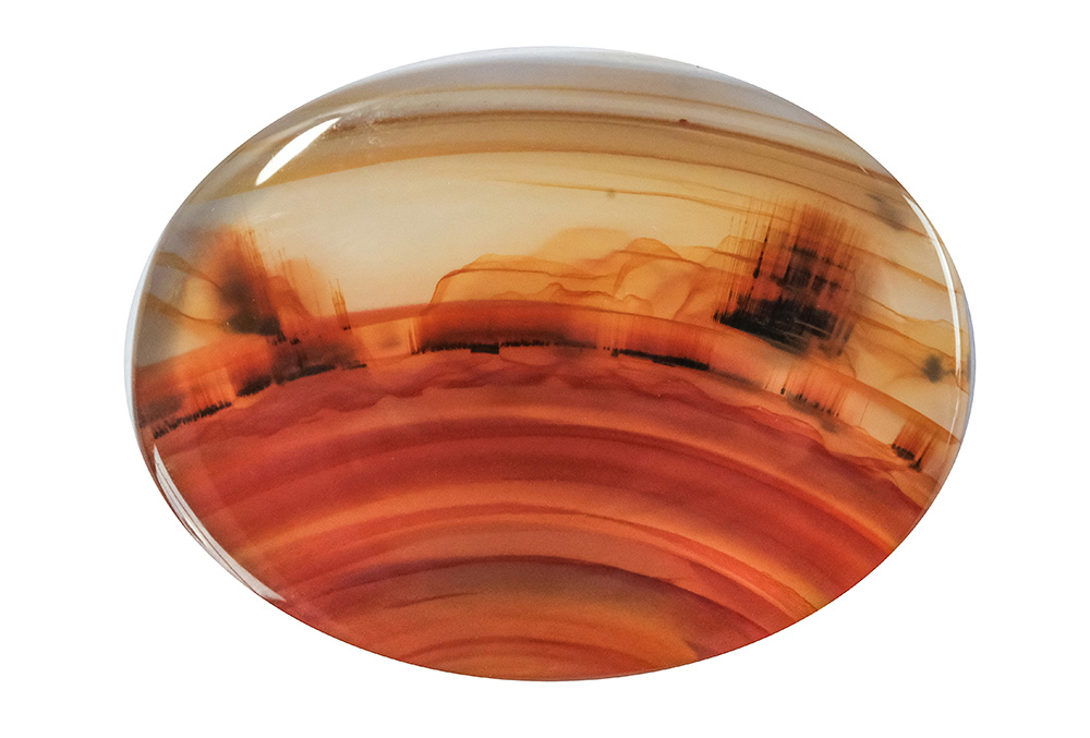 Agate paysage 18x24mm