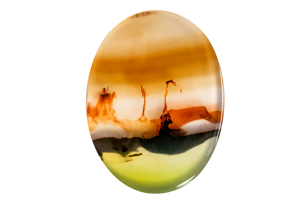 Agate paysage 18x24mm