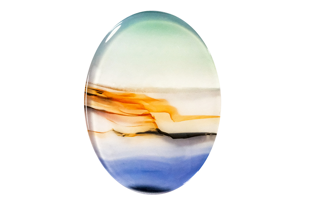 Agate paysage 18x24mm