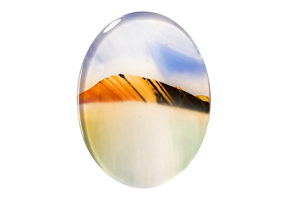 Agate paysage 18x24mm