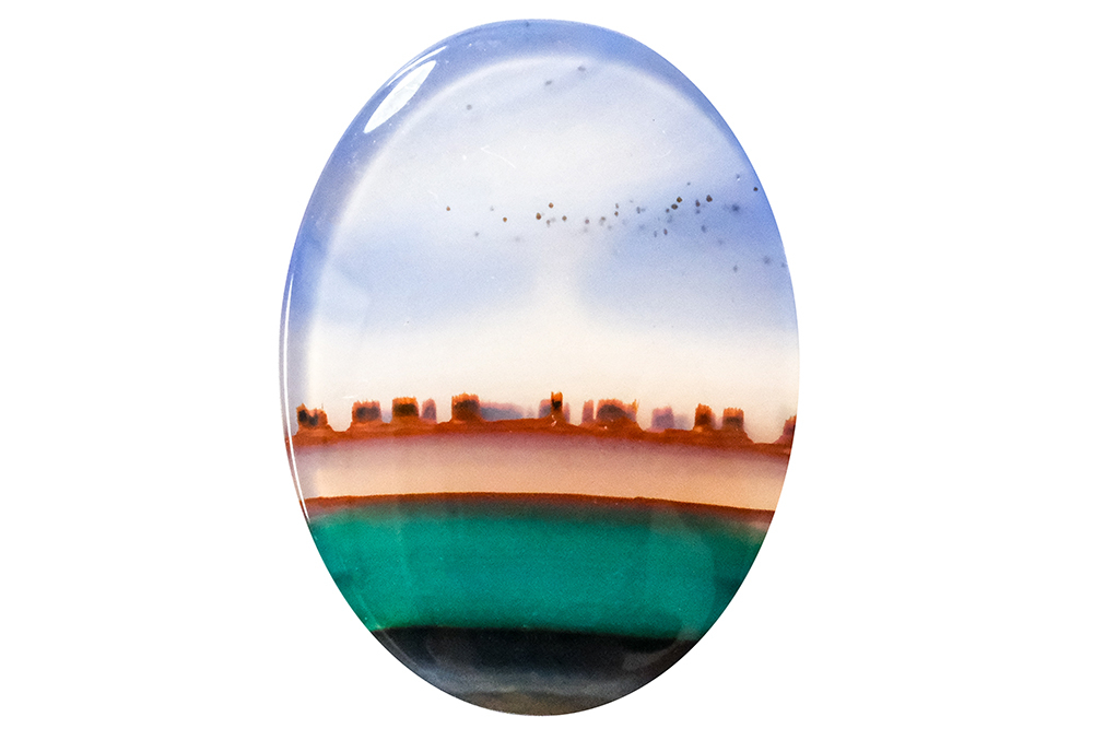 Agate paysage 18x24mm