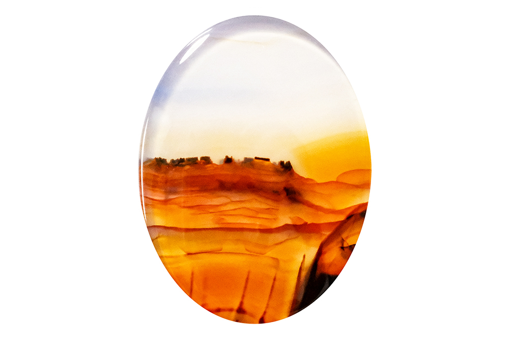 Agate paysage 18x24mm