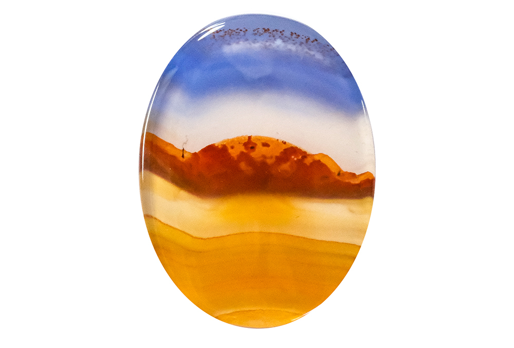 Agate paysage 20x15mm