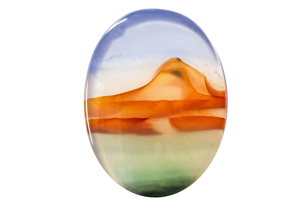 Agate paysage 20x15mm