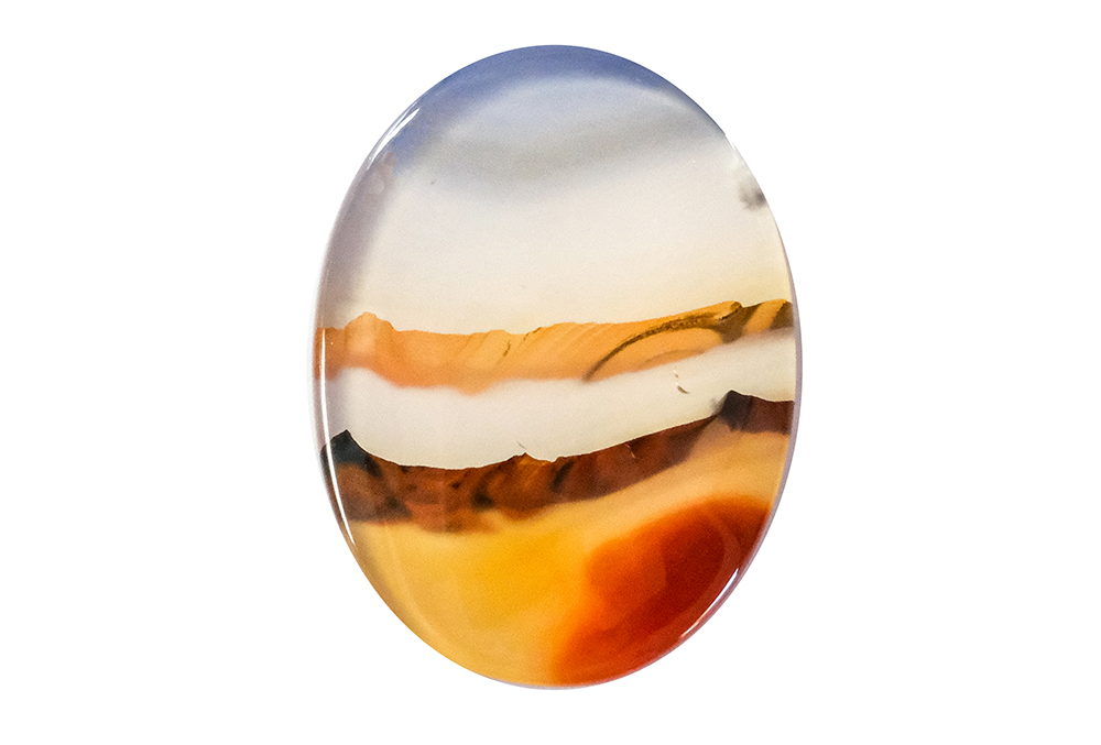 Agate paysage 20x15mm