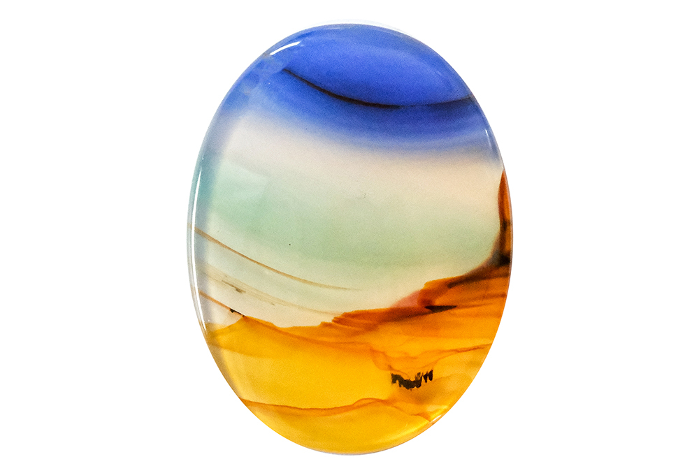 Agate paysage 20x15mm