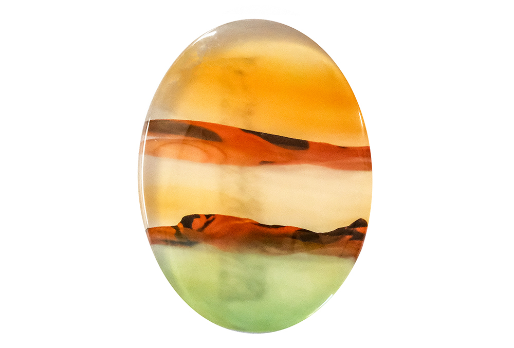 Agate paysage 20x15mm