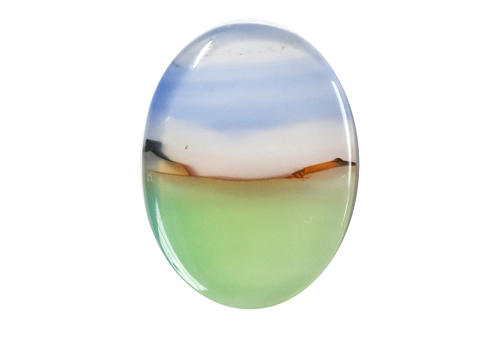 Agate paysage 20x15mm