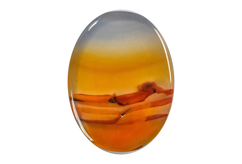 Agate paysage 20x15mm