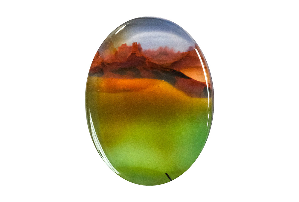 Agate paysage 20x15mm