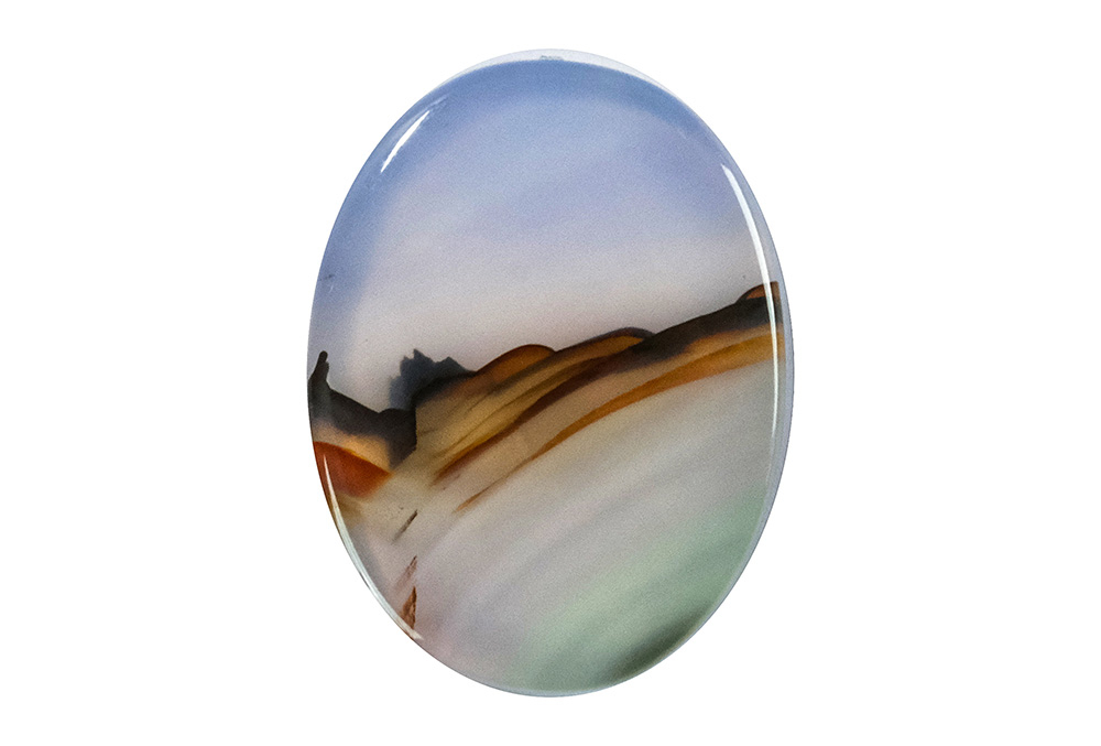 Agate paysage 20x15mm