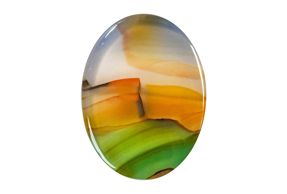 Agate paysage 20x15mm