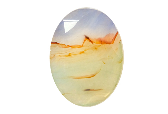 Agate paysage facettée 8.8 ct 