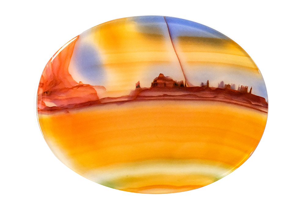 Agate paysage 25.5 ct 