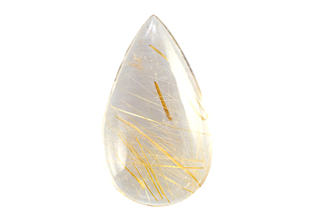 Quartz à rutile doré, cabochon, 39.08ct