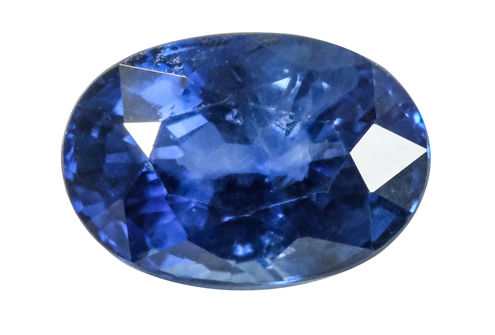 Saphir bleu 0.65ct