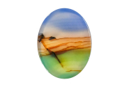 Agate paysage 24x18 mm