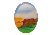 Agate paysage 24x18 mm
