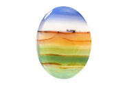 Agate paysage 18x24mm