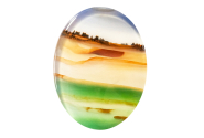 Agate paysage 18x24mm