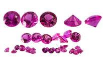 #Saphir-#Sapphire-#fuchsia-#diamond-cut-3.4mm