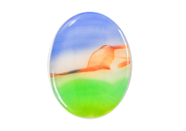 Agate paysage 18x24mm