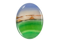 Agate paysage 18x24mm