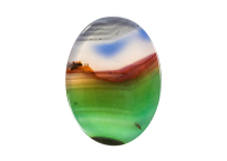 Agate paysage 18x24mm