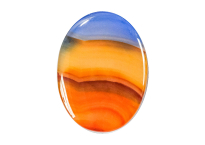 Agate paysage 24x18 mm