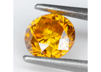 Diamant jaune orange naturel 0.27ct