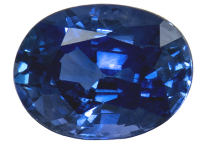 Saphir bleu 0.65ct